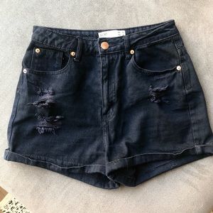 ✨Cotton On High Waisted Black Shorts✨